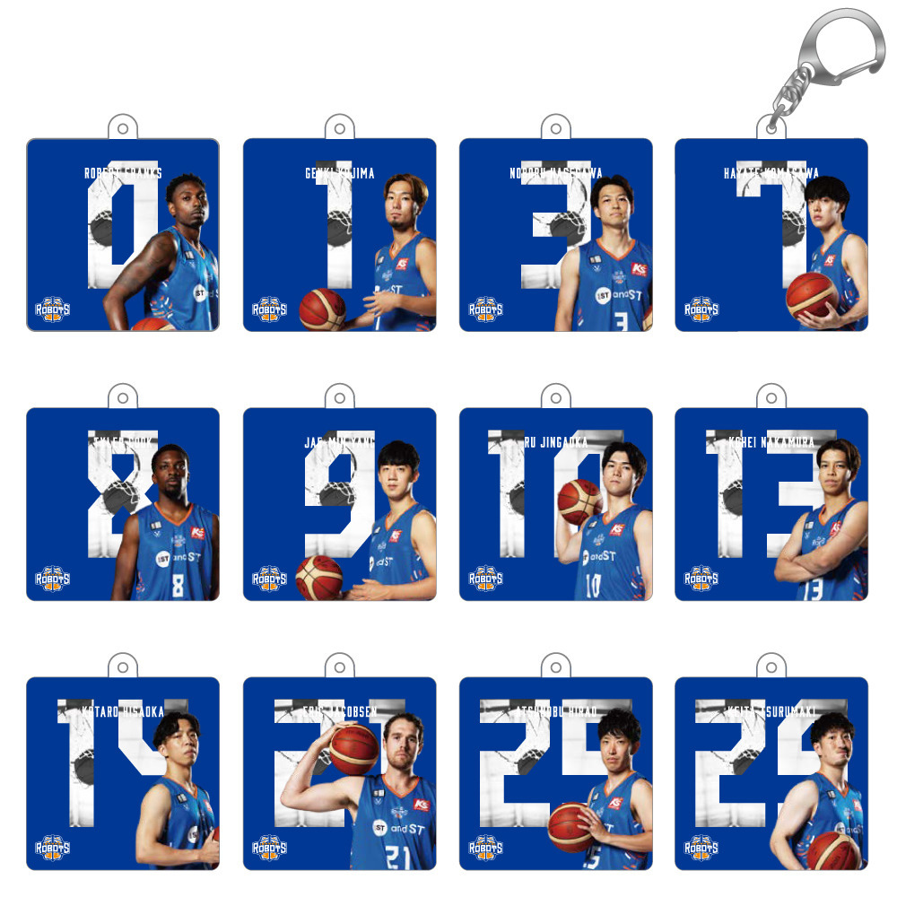 【ガチャ】25-26 ナンバーキーホルダー 詳細画像 1
