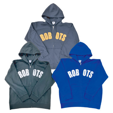 ROBOTS ロゴジップアップパーカー