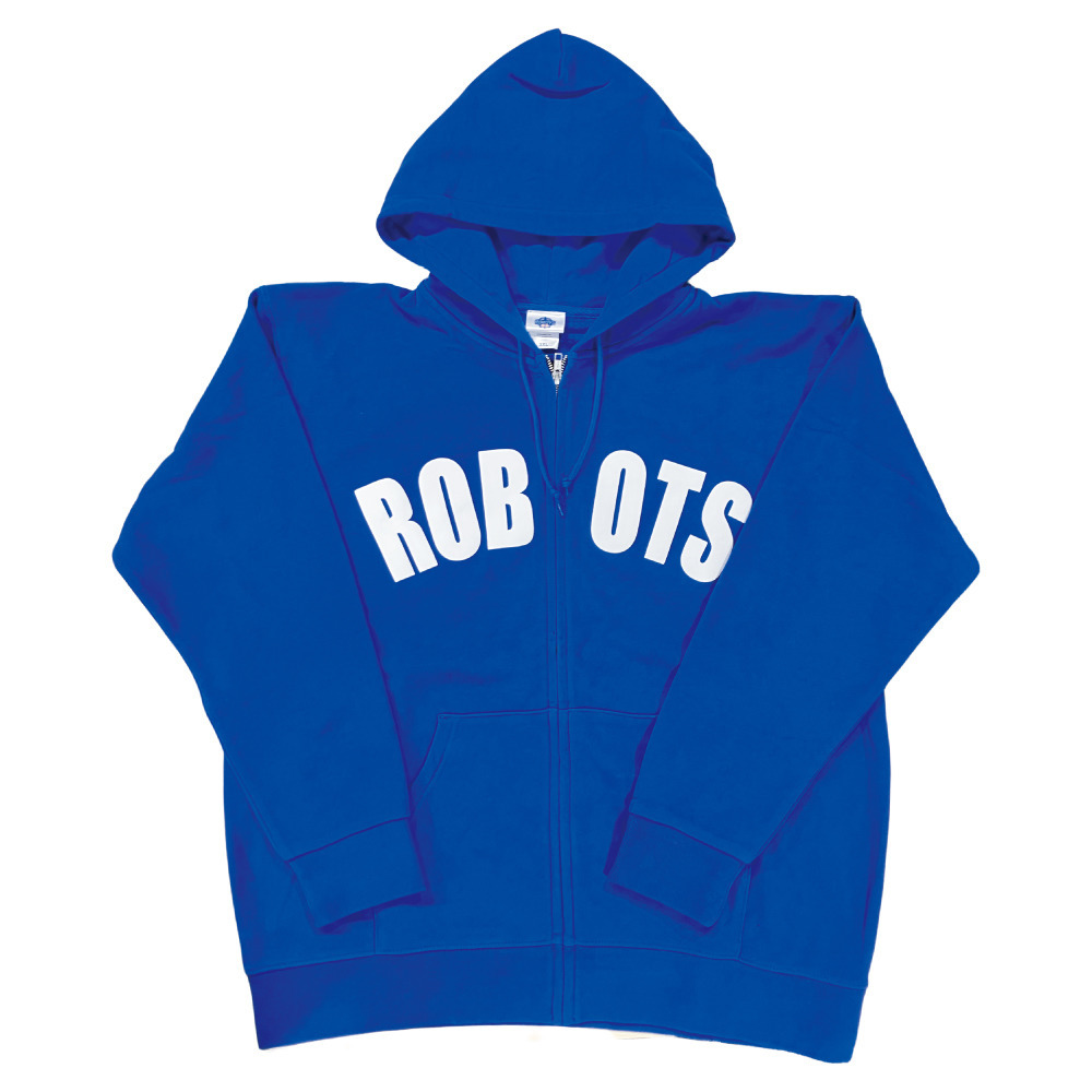 ROBOTS ロゴジップアップパーカー 詳細画像 ブルー 1