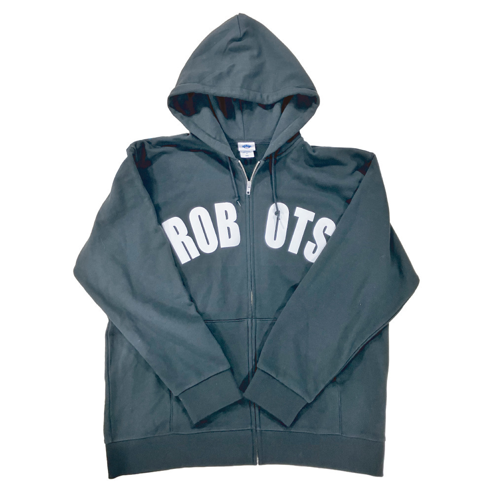 ROBOTS ロゴジップアップパーカー 詳細画像 ブラック 1