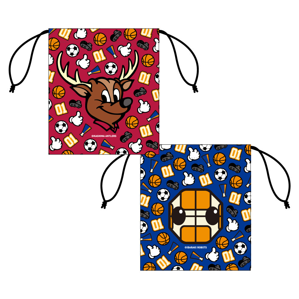 鹿島アントラーズコラボ　ミニ巾着（25-26） 詳細画像 1
