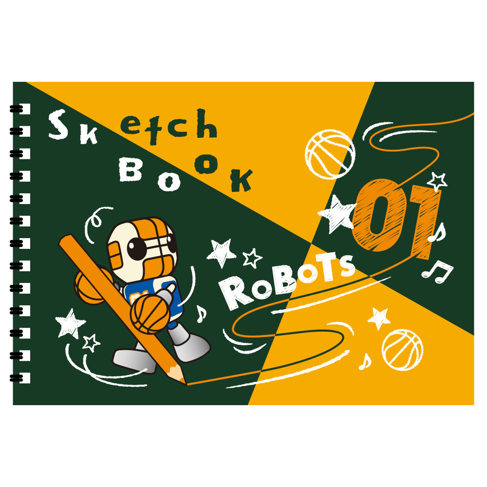 maruman &times; ロボッツ スケッチブック B6 詳細画像 1
