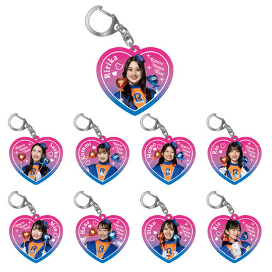 【ガチャ】RDT ラメハートキーホルダー