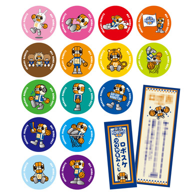 【ブラインド】ロボスケツブヤキみくじ付缶バッジ