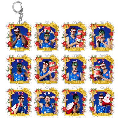 【ガチャ】25-26 選手クリスマスオーナメント風キーホルダー