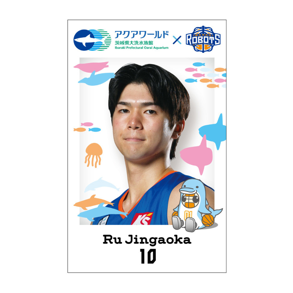アクアワールド・大洗&times;茨城ロボッツ　チェキ風トレカ 詳細画像 1