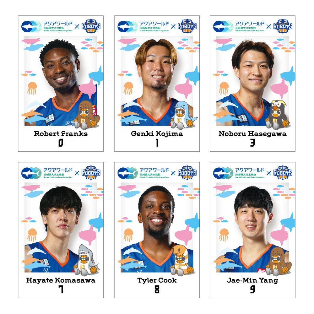 アクアワールド・大洗&times;茨城ロボッツ　チェキ風トレカ 詳細画像 2