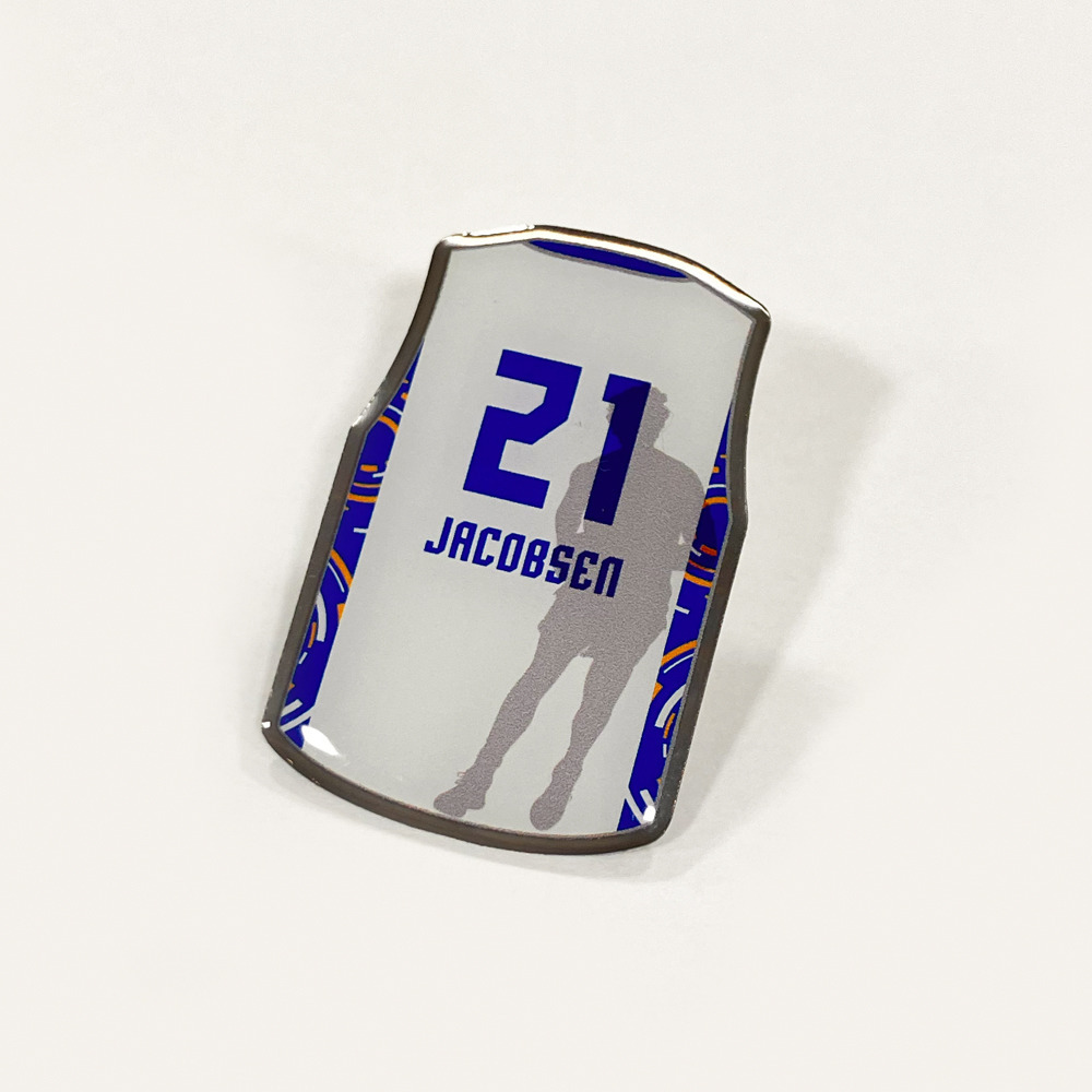 【ブラインド】ユニフォーム型ピンバッジ（アウェー） 詳細画像 2