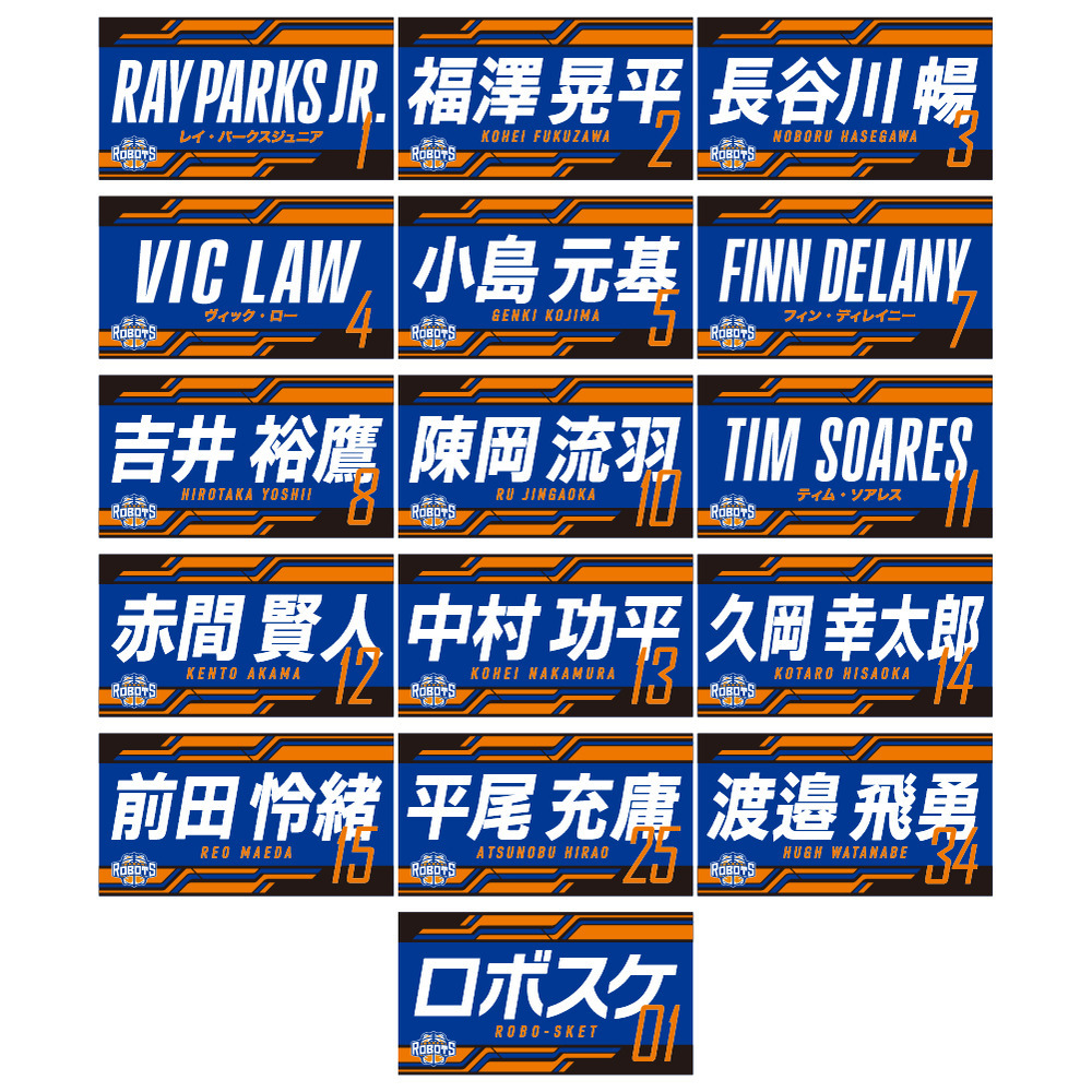 26-27 ネームタオル 詳細画像 #4 ヴィック・ロー 1