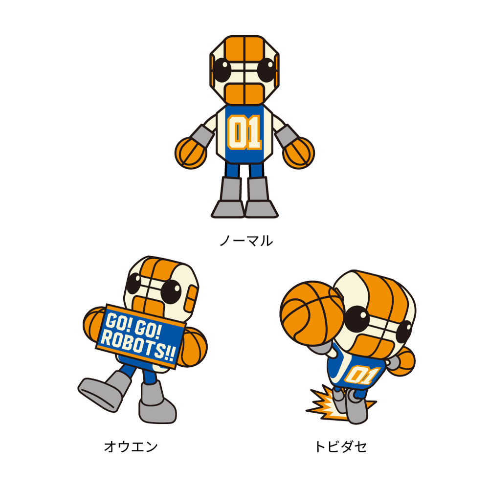 ロボスケピンバッジ 詳細画像 ロボスケピンバッジ（オウエン） 1