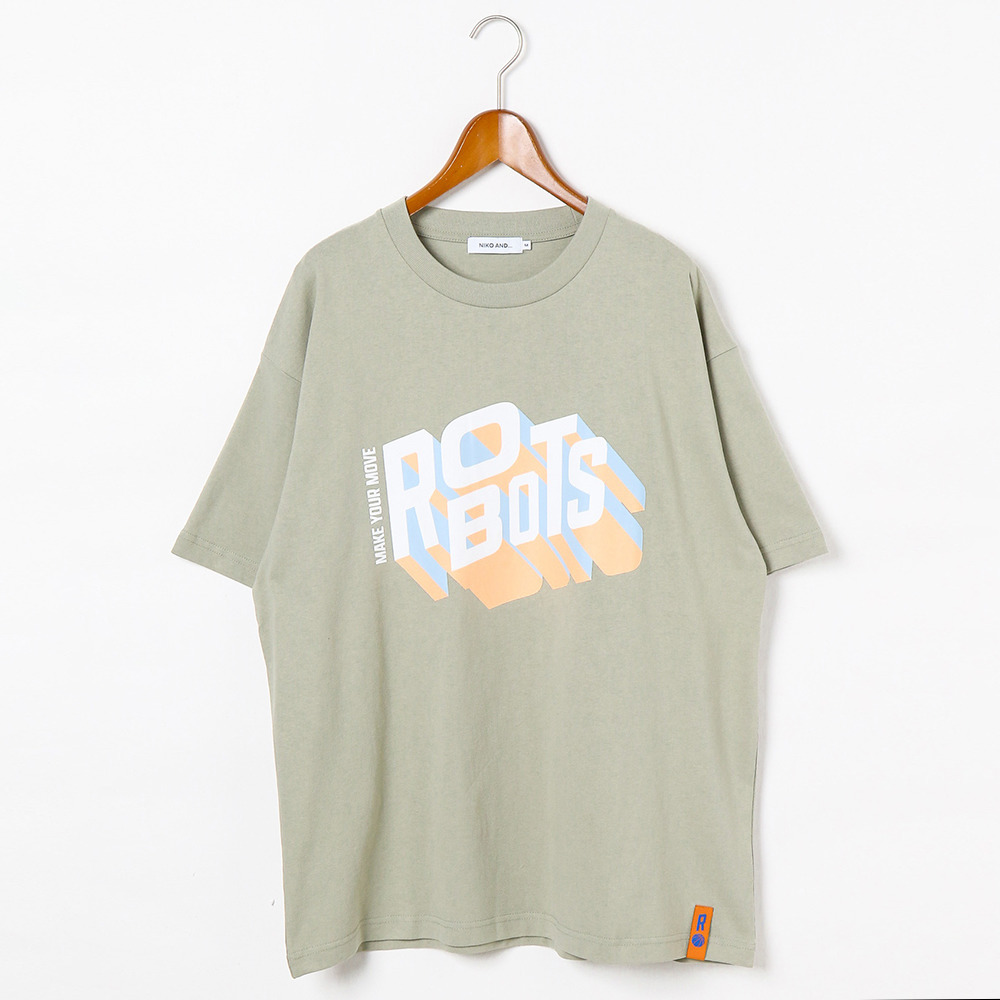 25-26 niko and ... コラボ Tシャツ 詳細画像 カーキ 1