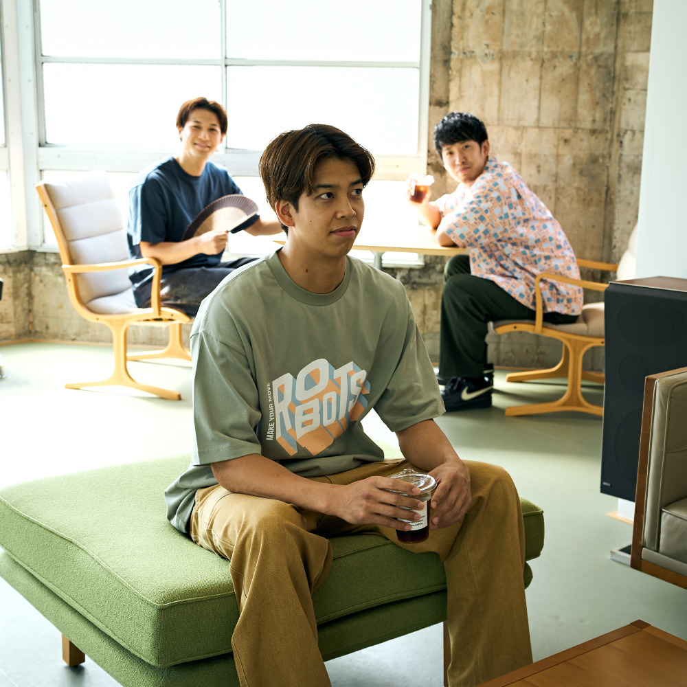 25-26 niko and ... コラボ Tシャツ 詳細画像 カーキ 4
