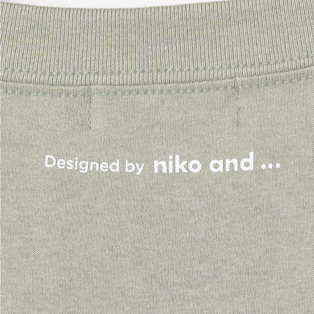 25-26 niko and ... コラボ Tシャツ 詳細画像 カーキ 6