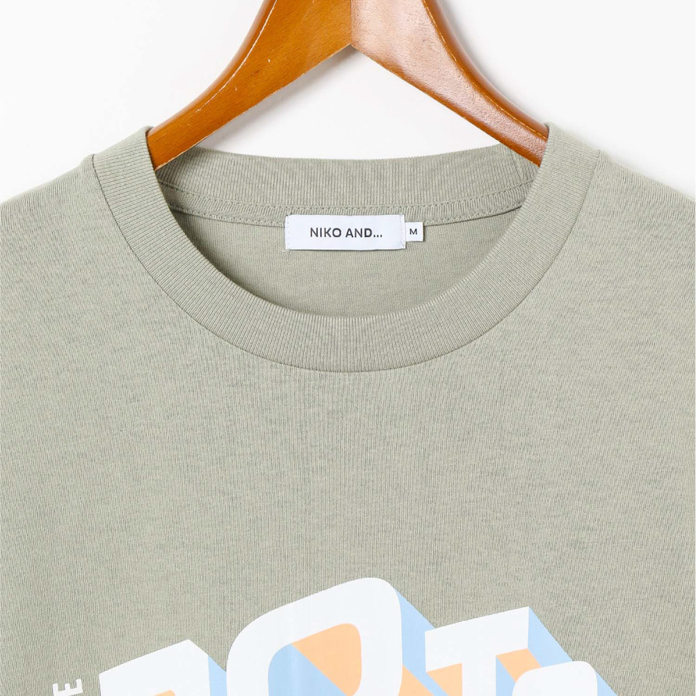 25-26 niko and ... コラボ Tシャツ 詳細画像 カーキ 7