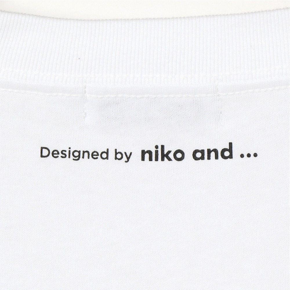 25-26 niko and ... コラボ Tシャツ 詳細画像 ペールホワイト 6
