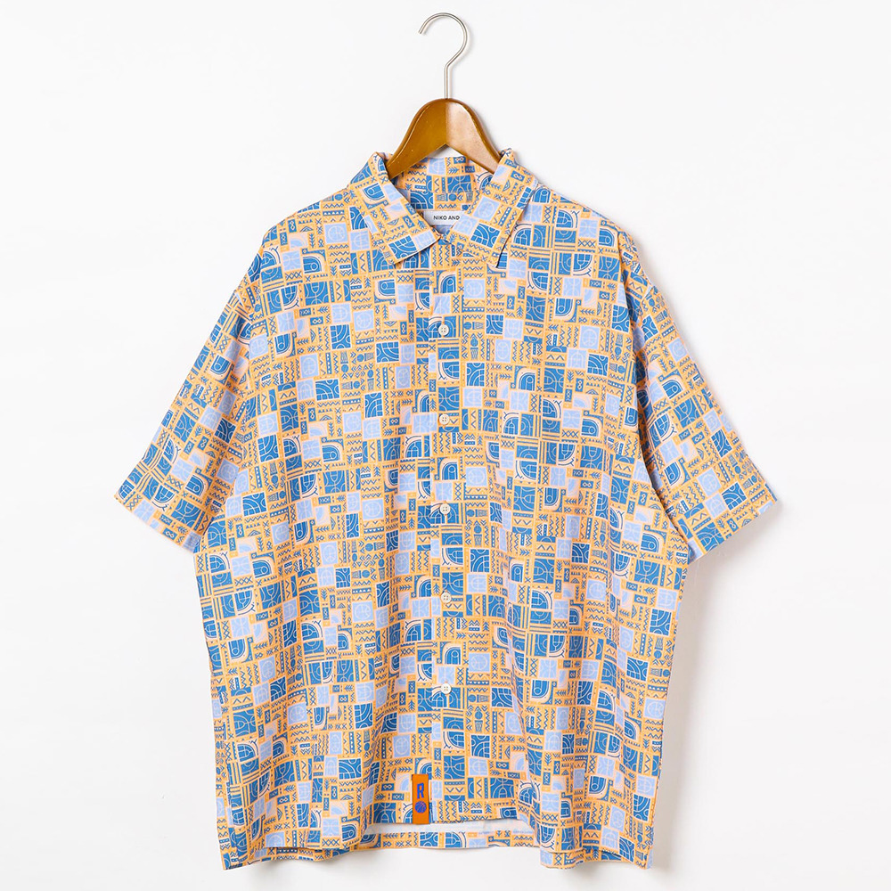 25-26 niko and ... コラボ バスケット柄シャツ 詳細画像 1カラー 1