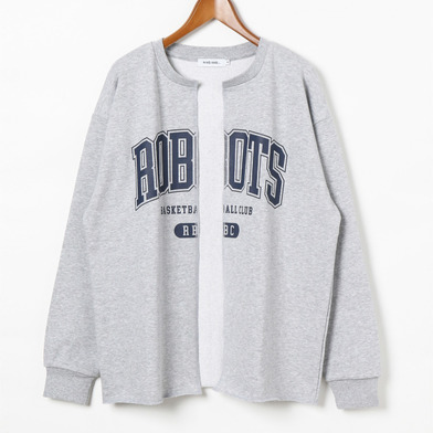 25-26 niko and ... コラボ スウェットカーディガン