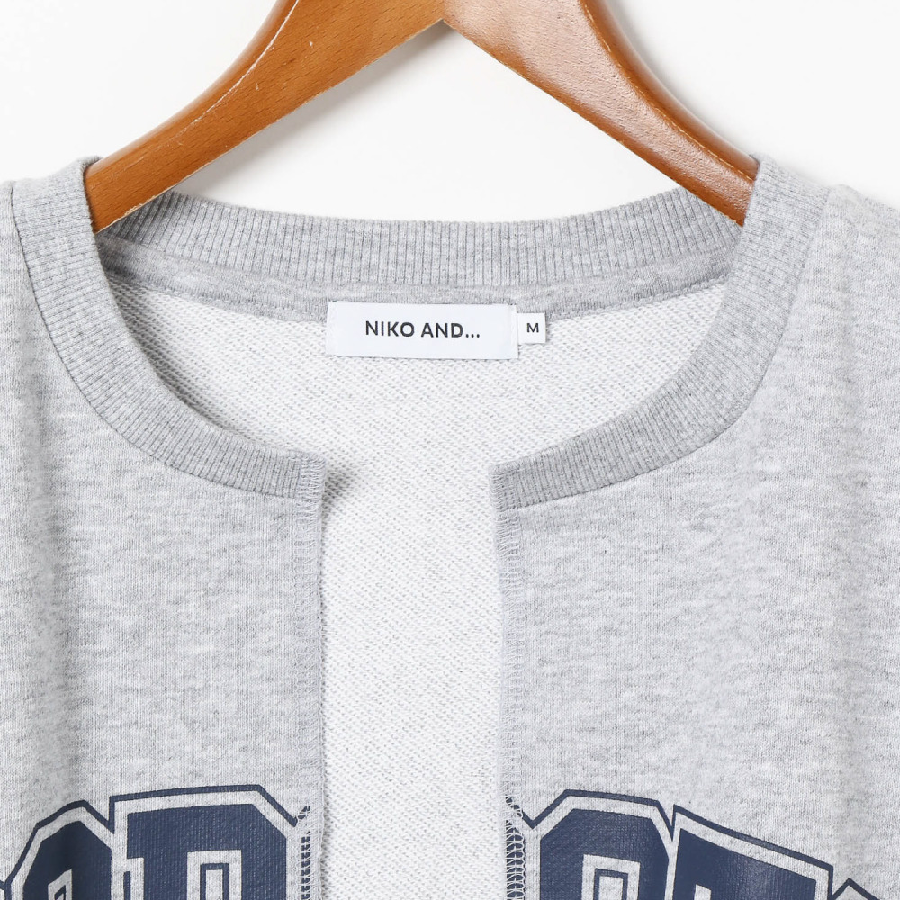 25-26 niko and ... コラボ スウェットカーディガン 詳細画像 4
