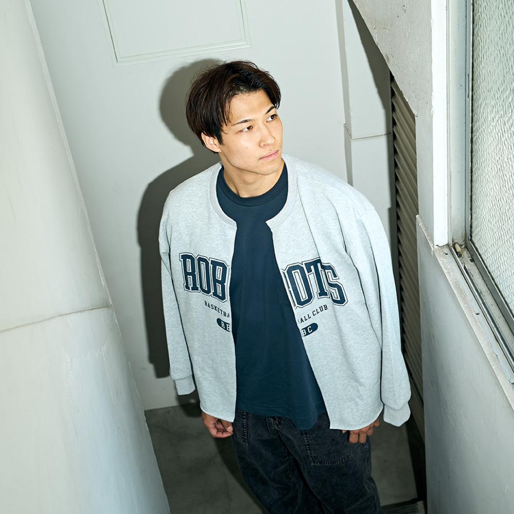 25-26 niko and ... コラボ スウェットカーディガン 詳細画像 5