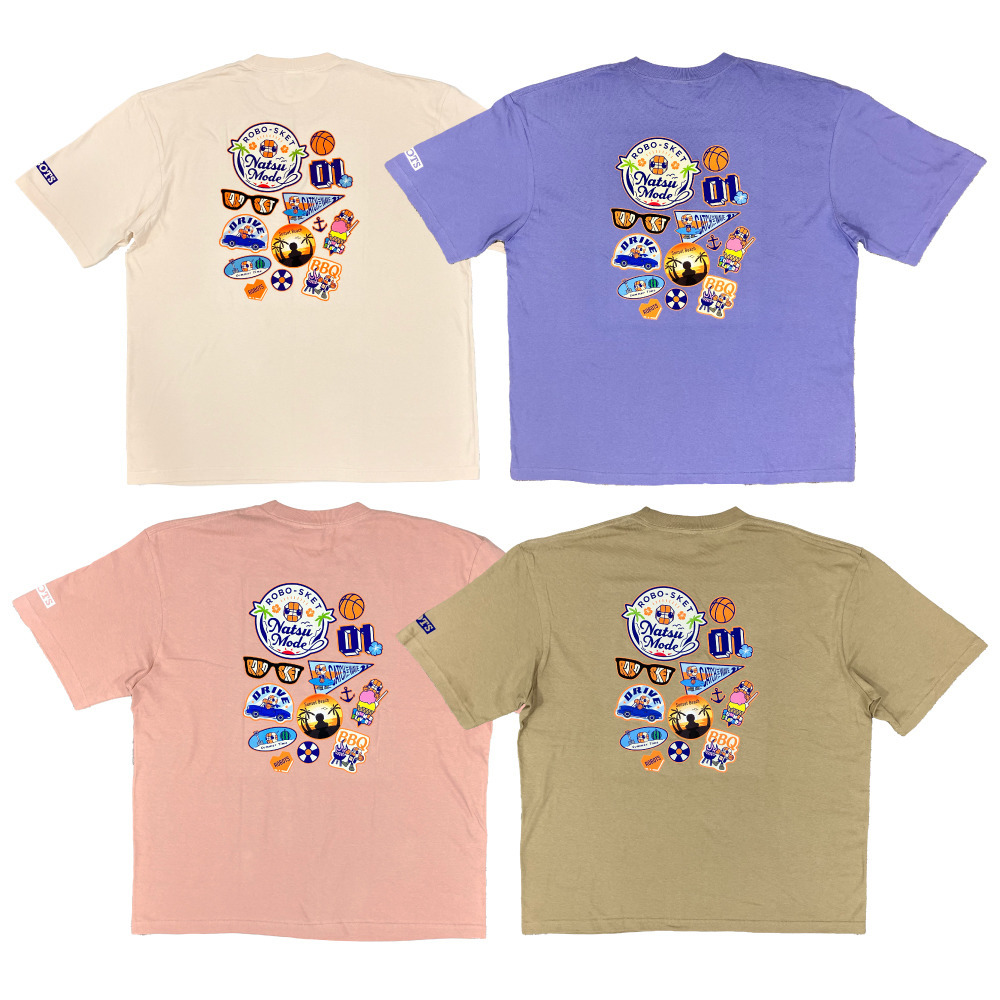 【期間限定受注販売】ロボスケ夏モード。BIG Tシャツ 詳細画像 ライトベージュ 1