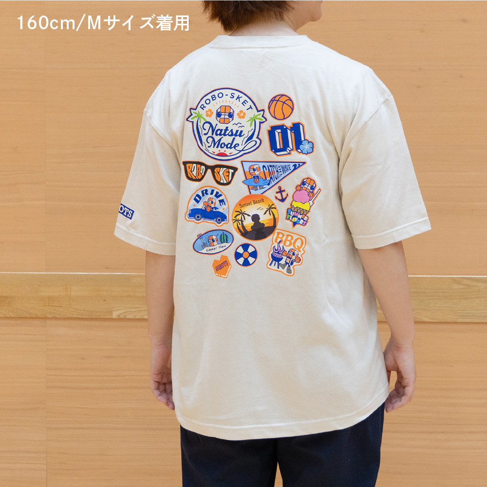 【期間限定受注販売】ロボスケ夏モード。BIG Tシャツ 詳細画像 ライトベージュ 9