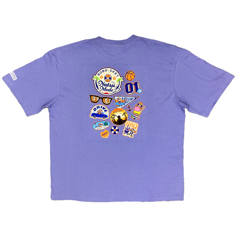 【期間限定受注販売】ロボスケ夏モード。BIG Tシャツ 詳細画像 ダスティブルー 2