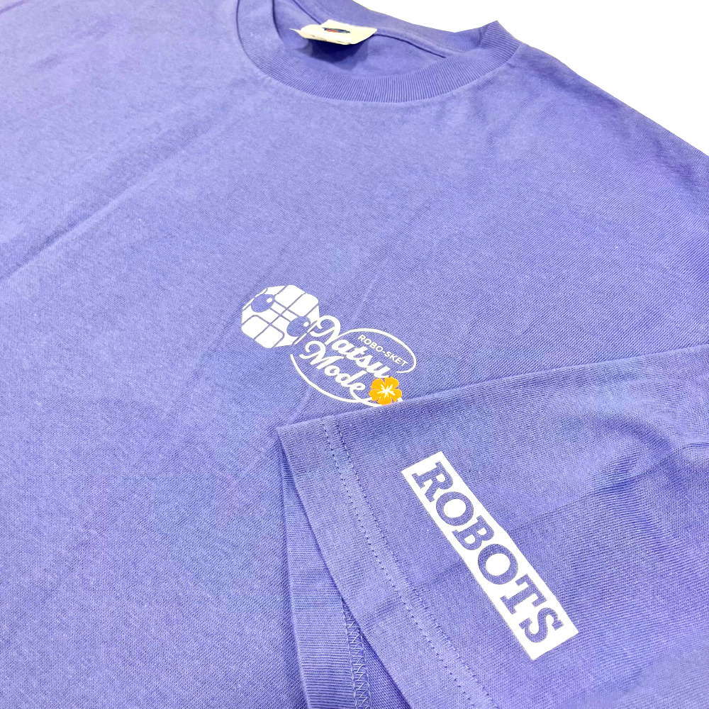 【期間限定受注販売】ロボスケ夏モード。BIG Tシャツ 詳細画像 ダスティブルー 3