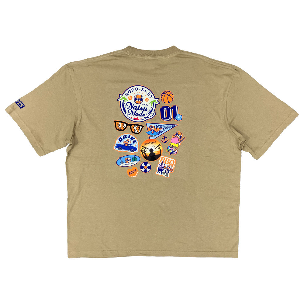 【期間限定受注販売】ロボスケ夏モード。BIG Tシャツ 詳細画像 サンドカーキ 2