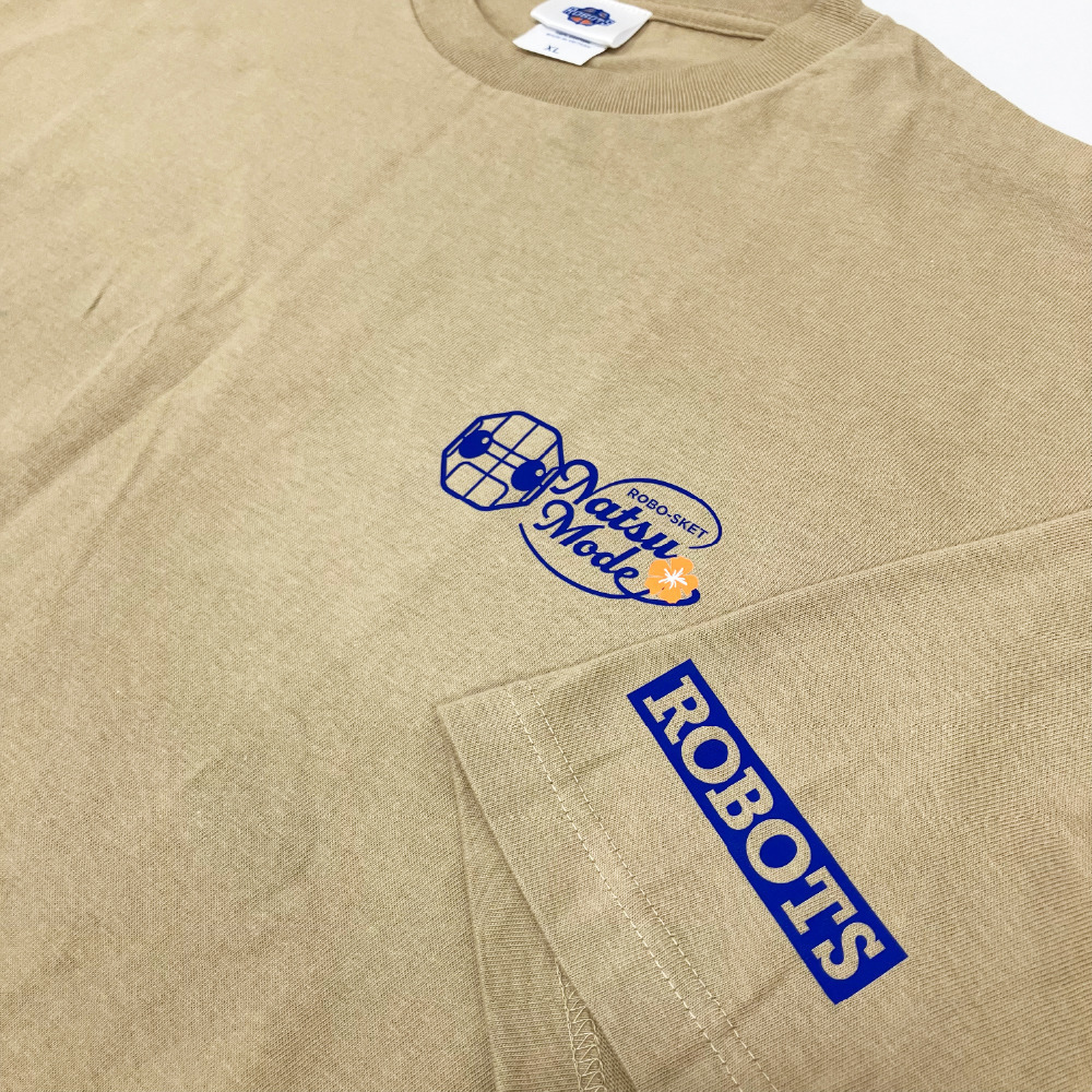 【期間限定受注販売】ロボスケ夏モード。BIG Tシャツ 詳細画像 サンドカーキ 3
