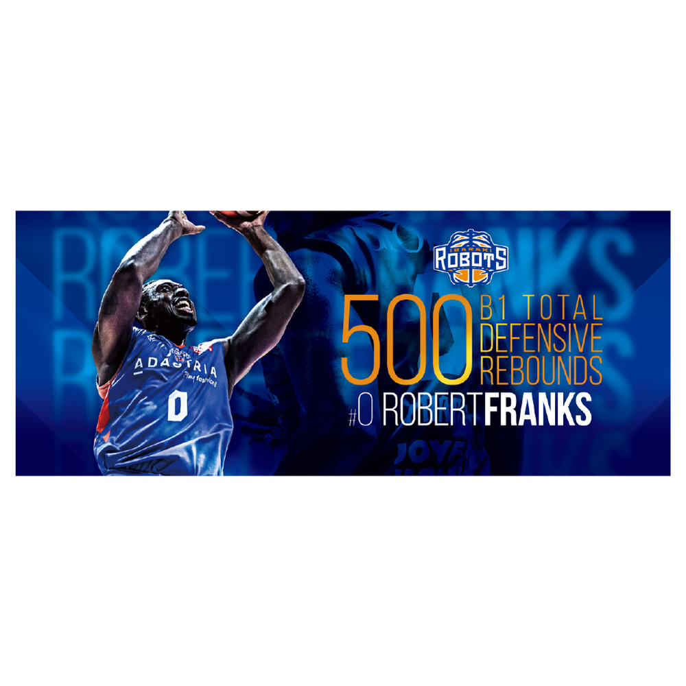 【受注】#0 フランクス　500ディフェンスリバウンド記念 フェイスタオル 詳細画像 1