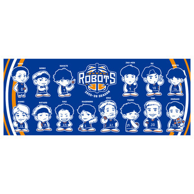 25-26 ゆるロボ フェイスタオル