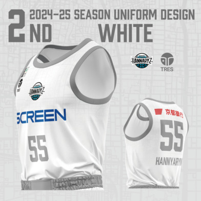 2024-25 オーセンティックユニフォーム　トップス / 2nd（WHITE）