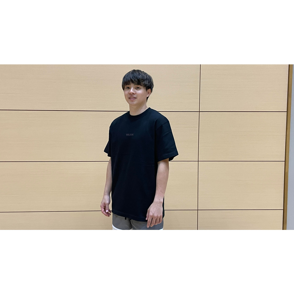 VOLTERS Simple Embroidery Cotton Tee【BLACK】 詳細画像 ブラック 2