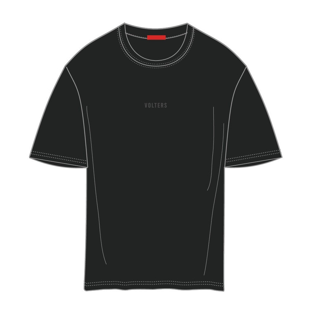 VOLTERS Simple Embroidery Cotton Tee【BLACK】 詳細画像 ブラック 5
