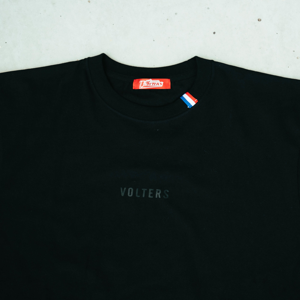トリコロールTシャツ【WHITE・BLACK】 詳細画像 BLACK 5