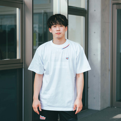 KVワッペンTシャツ【WHITE・BLACK】