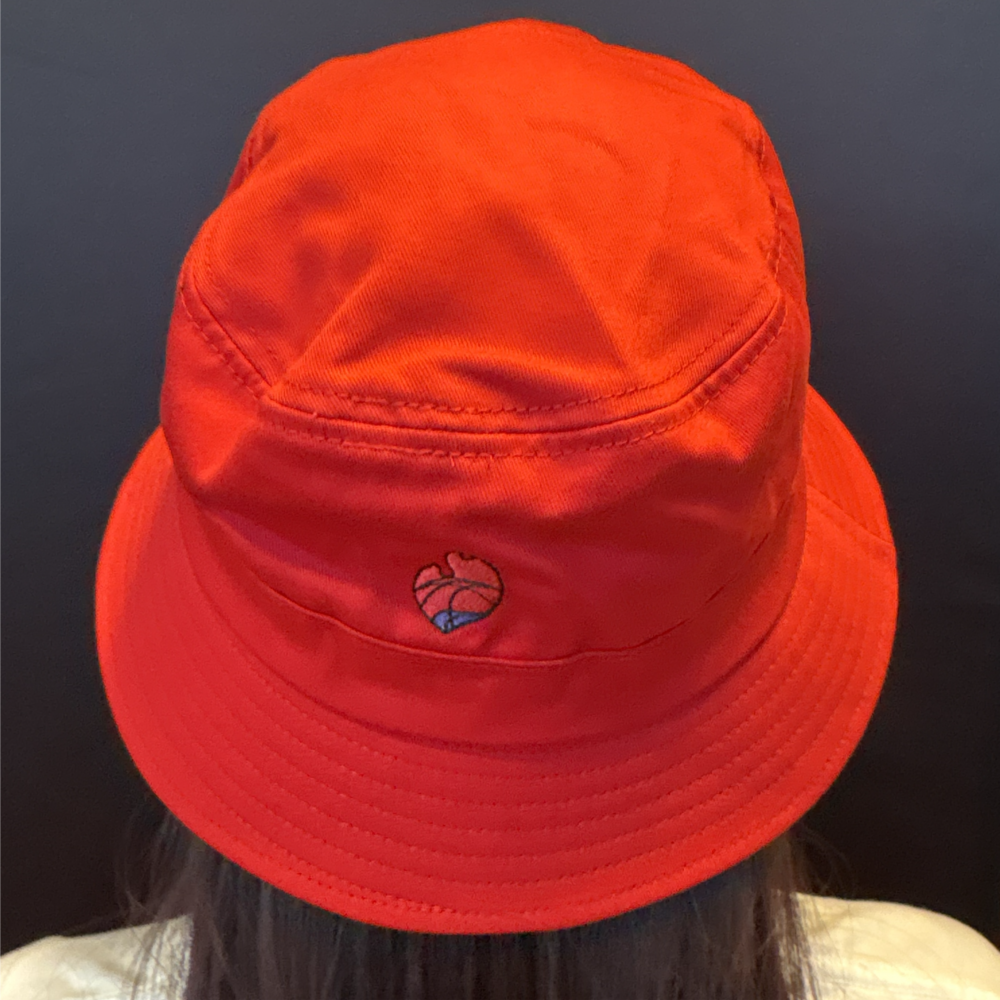 ハット　プライマリーロゴ　RED/BLACK 詳細画像 レッド 3