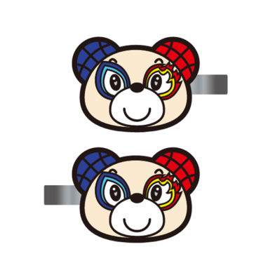 ぼるたんヘアクリップセット