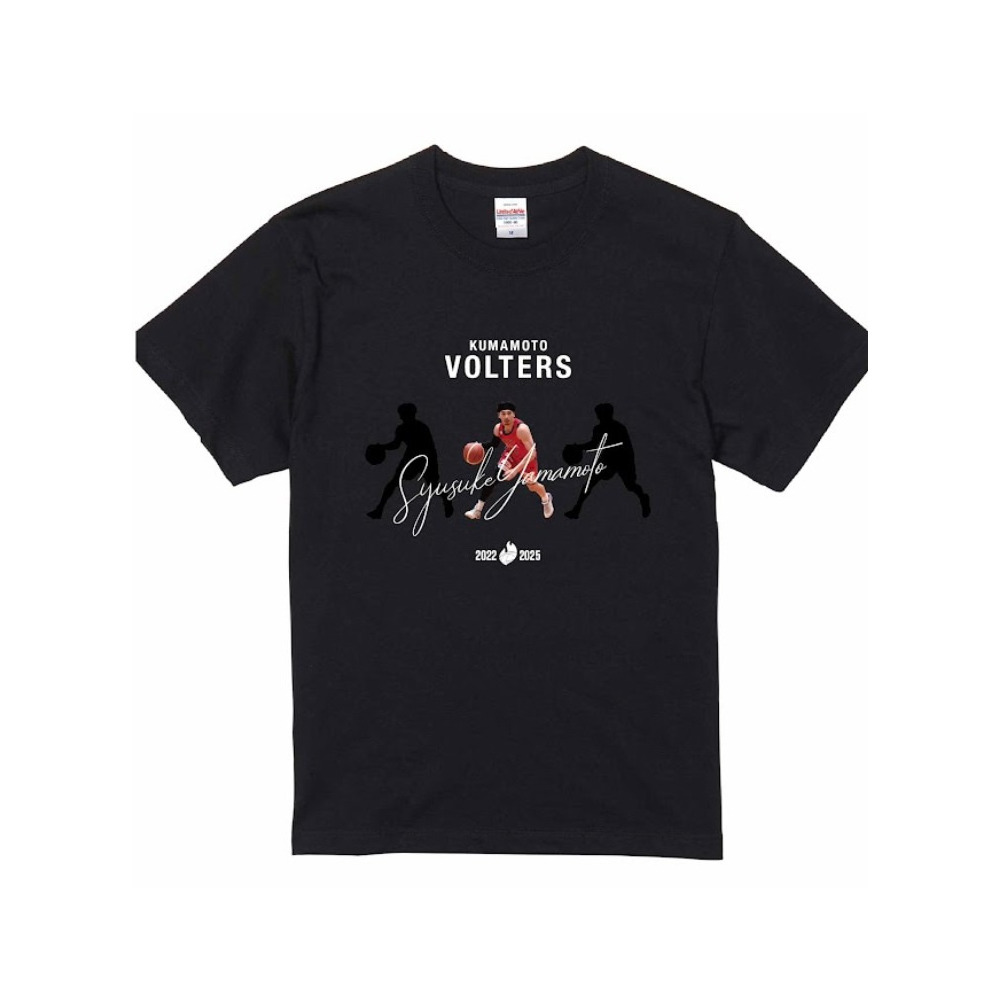 山本柊輔選手引退記念Tシャツ 詳細画像 ブラック 2