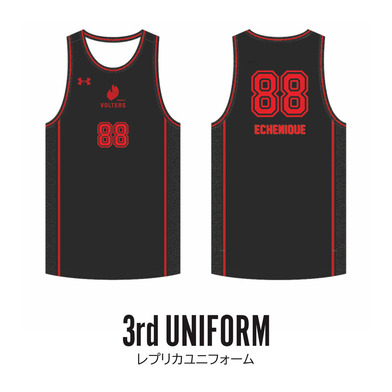 2025-26 season UA KUMAMOTO Rep UNIFORM TOPS 3rd【本体のみ】