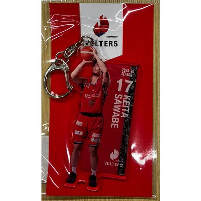 選手アクリルキーホルダー