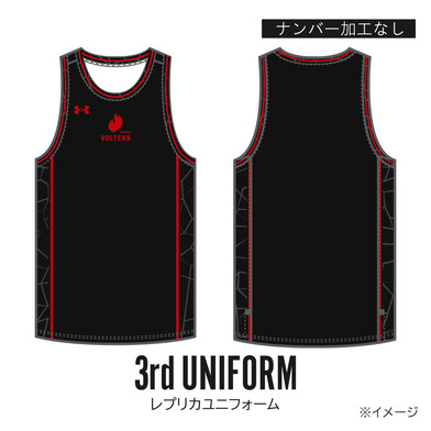 2025-26 season UA KUMAMOTO Rep UNIFORM TOPS 3rd【ナンバーなし】
