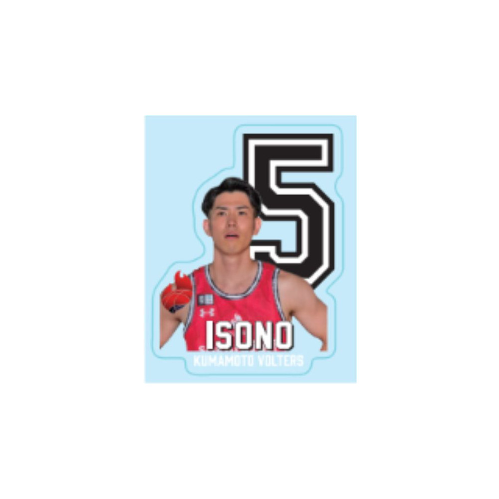 クリアステッカー(全17種) 詳細画像 #5 磯野 寛晃（Hiroaki Isono） 1