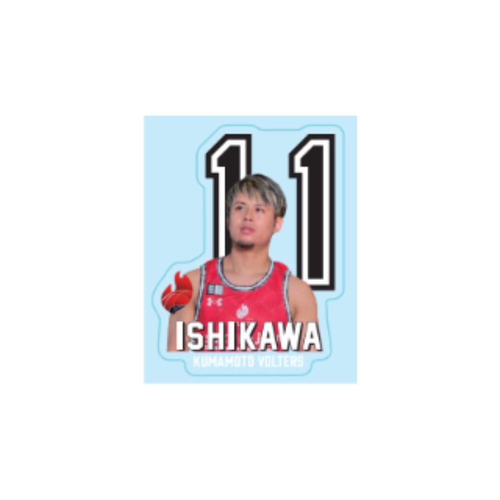 クリアステッカー(全17種) 詳細画像 #11 石川 海斗（Kaito Ishikawa） 1