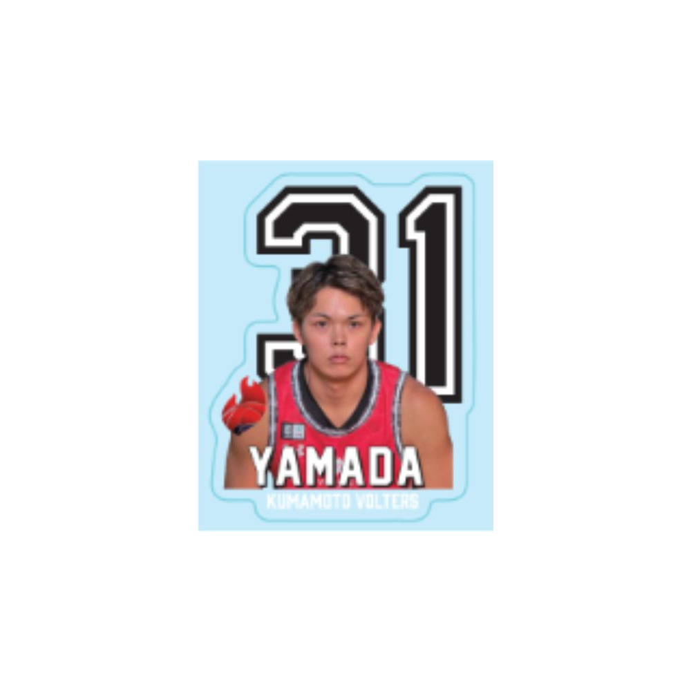 クリアステッカー(全17種) 詳細画像 #31 山田 安斗夢（Atomu Yamada） 1