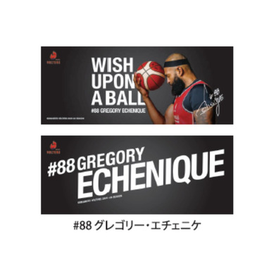 ボールに願いを‥ラビットタッチ両面フェイスタオル