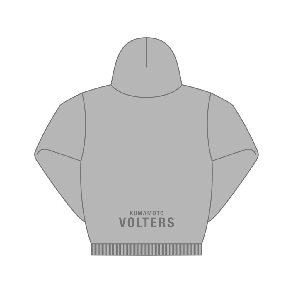 VOLTERSユース応援パーカー 詳細画像 グレー 2