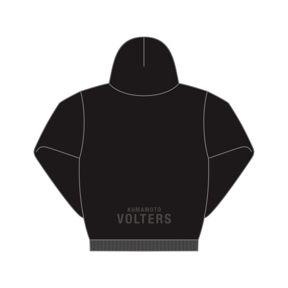 VOLTERSユース応援ジップパーカー 詳細画像 ブラック 2