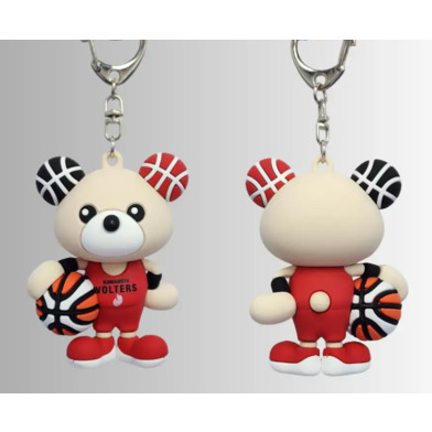 ぼるたん立体ラバーキーホルダー