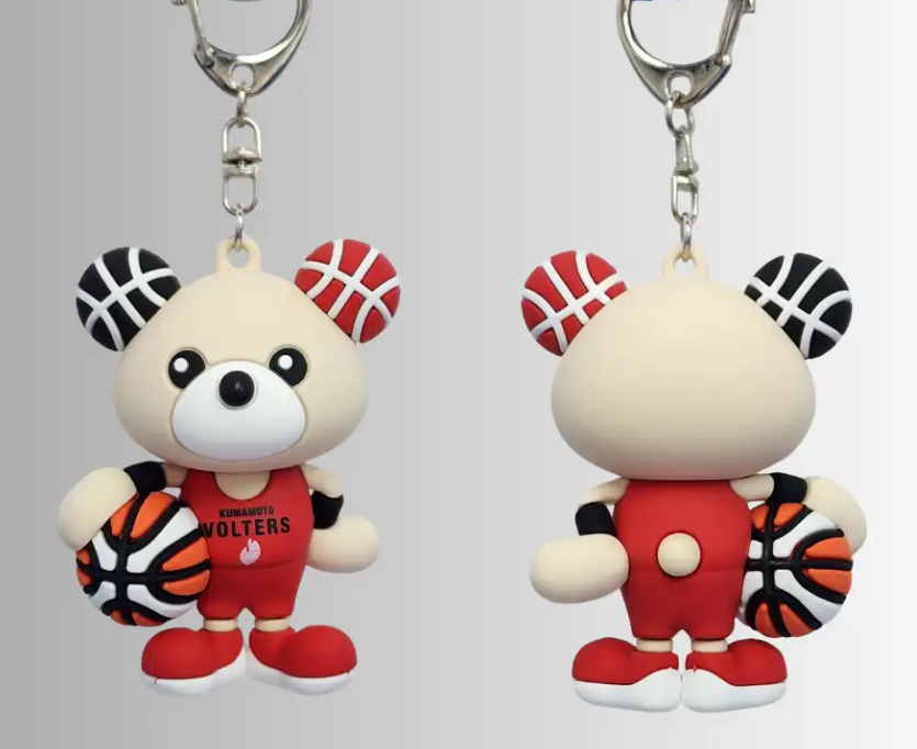 ぼるたん立体ラバーキーホルダー 詳細画像 - 1